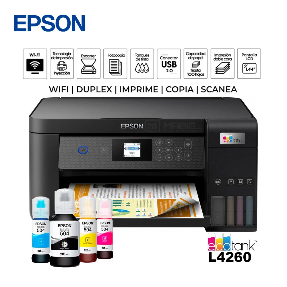 IMPRESORA MULTIFUNC. EPSON WIFI L4260