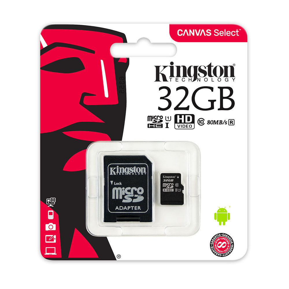 MEMORIA MICRO/SD 32GB KINGSTONE