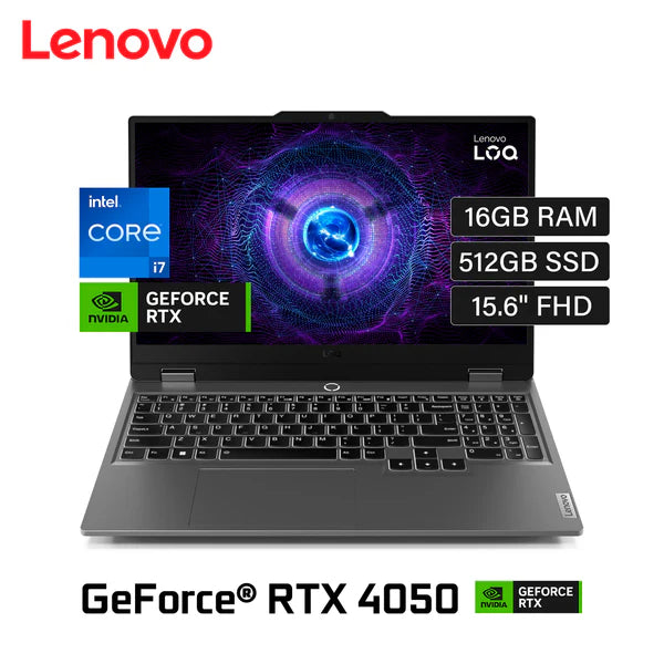 COMPUTADORA LAPTOP LENOVO LOQ I7-13 RAM 16GB 512 SSDD V6G