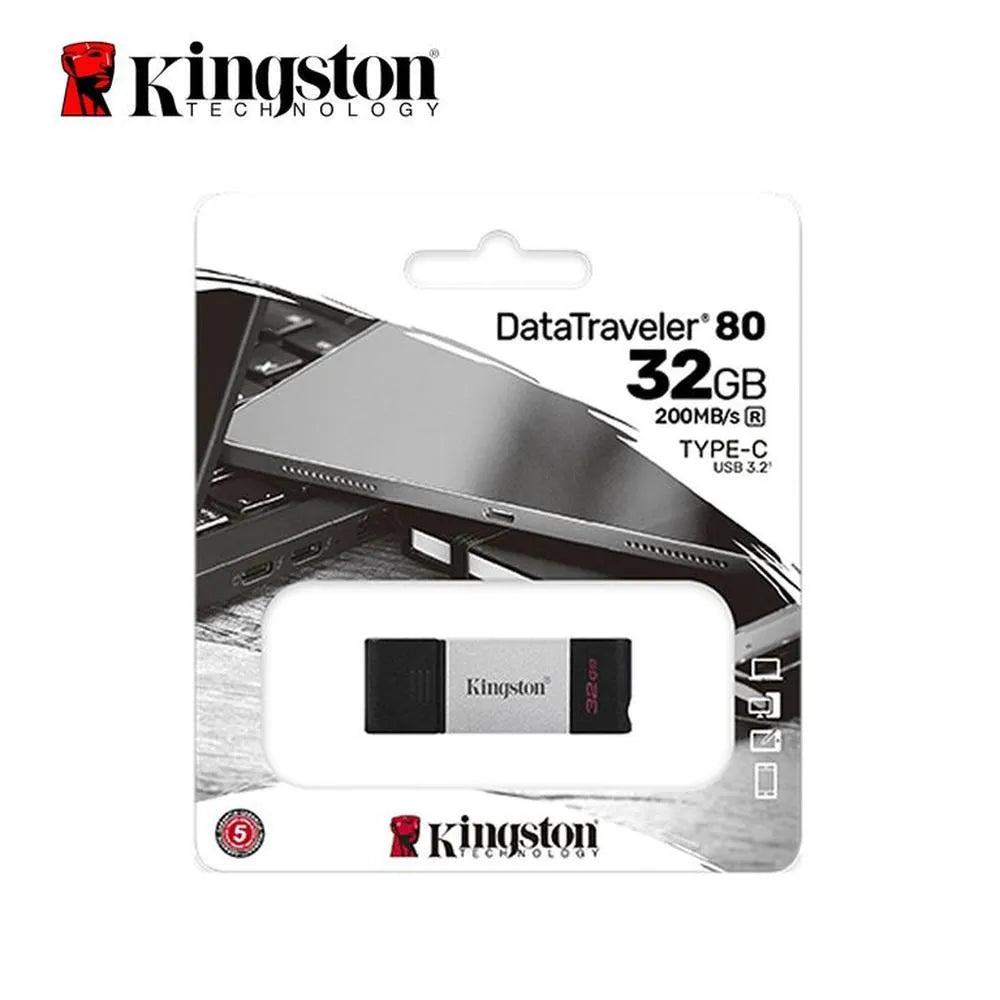 MEMORIA USB KINGSTON DT80 TIPO C/32 GB